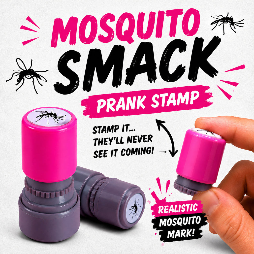 ”Mosquito Smack”-skämtstämpel | Realistisk skämtleksak för roliga upptåg och sommarnöje