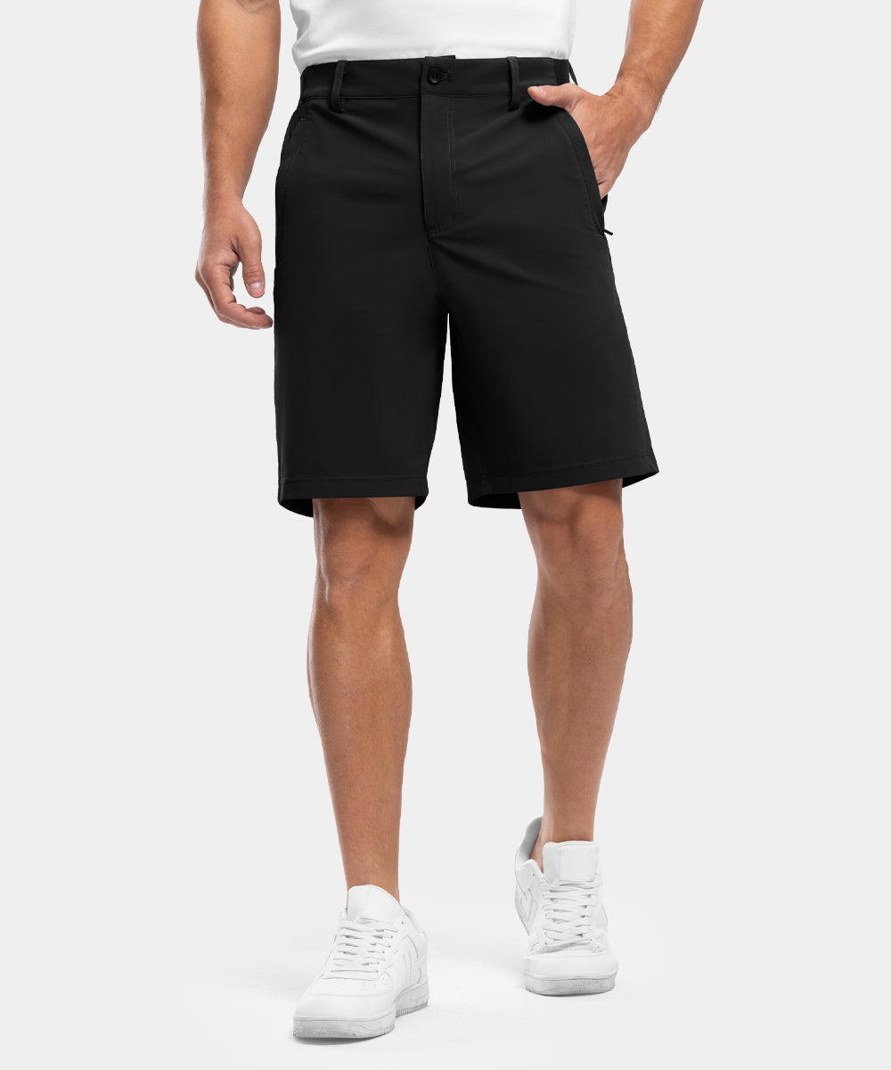 Stretchiga, snabbtorkande, lediga golfshorts för män, fempunktsshorts