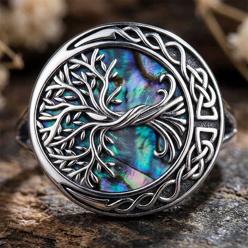Tree of Life Ring – Minimalistisk design med naturlig charm 🌿💍