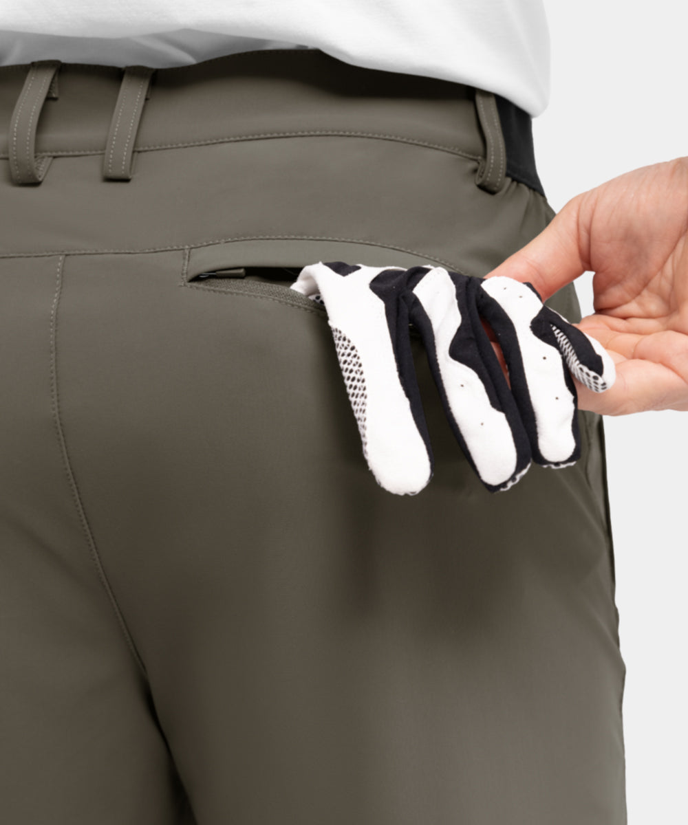 Stretchiga, snabbtorkande, lediga golfshorts för män, fempunktsshorts