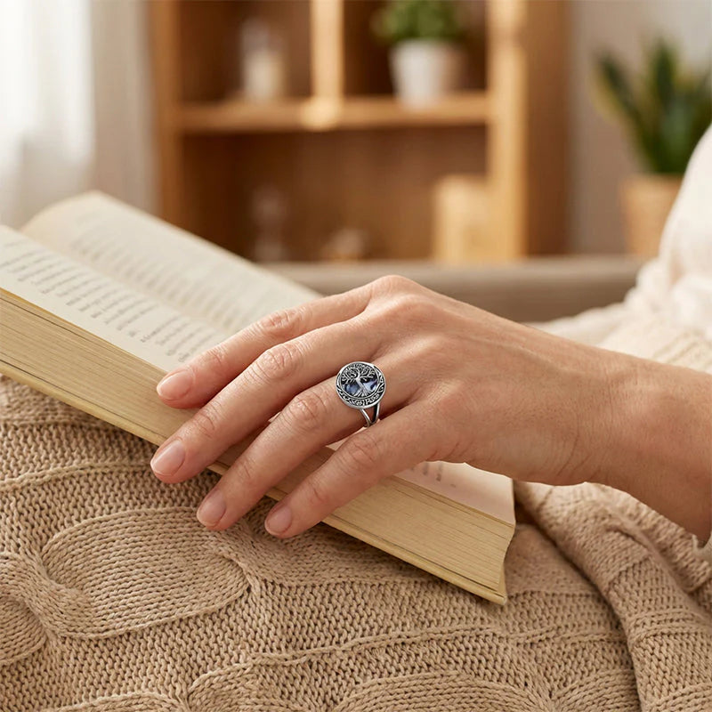 Tree of Life Ring – Minimalistisk design med naturlig charm 🌿💍