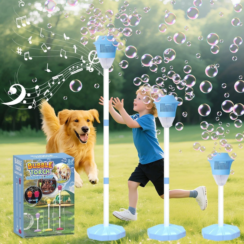 Automatisk bubbelmaskin för upprätt ställning — skapar omedelbart ett drömlikt bubbelregn! ✨