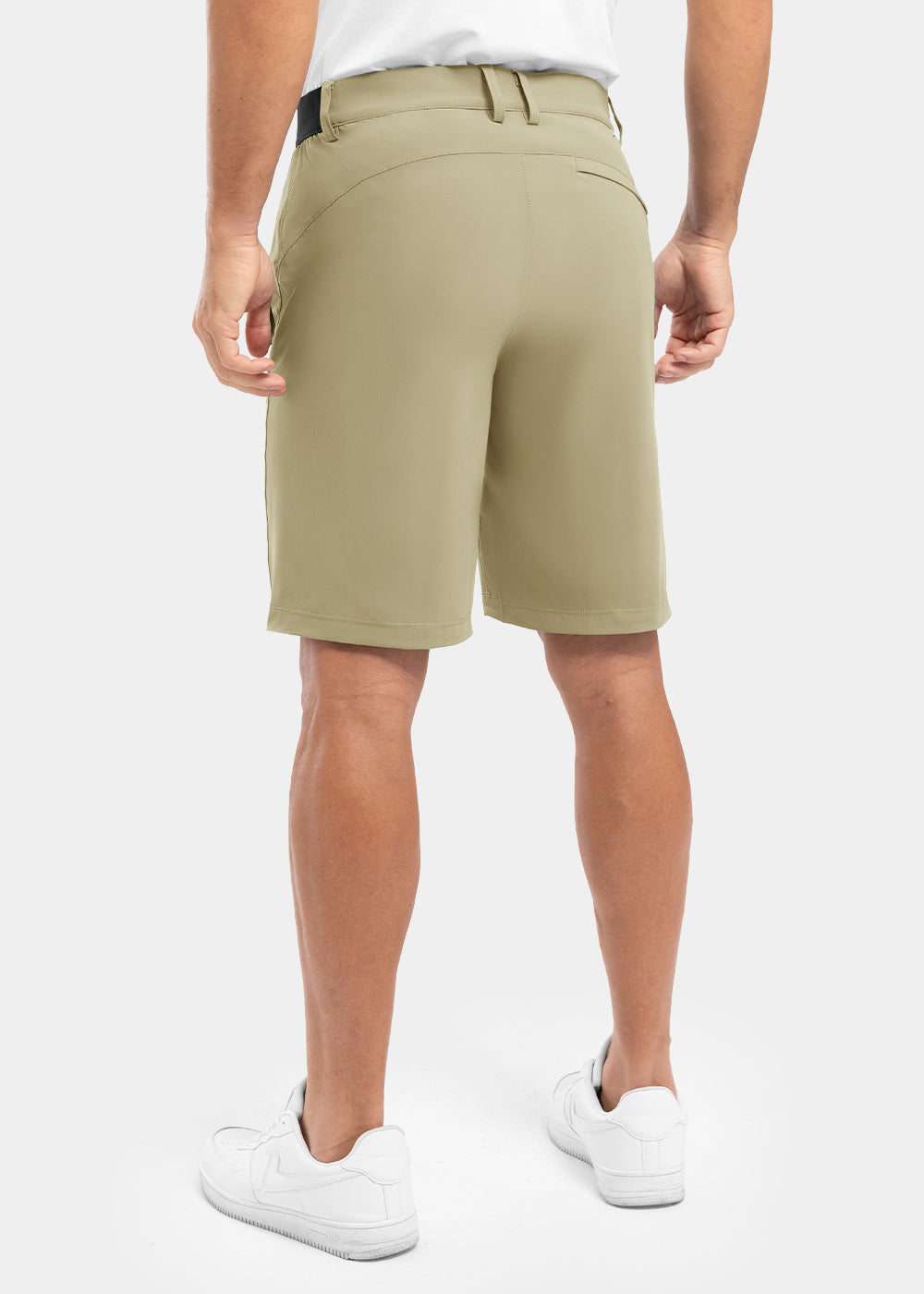 Stretchiga, snabbtorkande, lediga golfshorts för män, fempunktsshorts