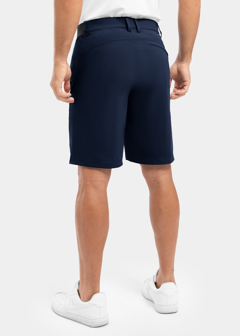 Stretchiga, snabbtorkande, lediga golfshorts för män, fempunktsshorts