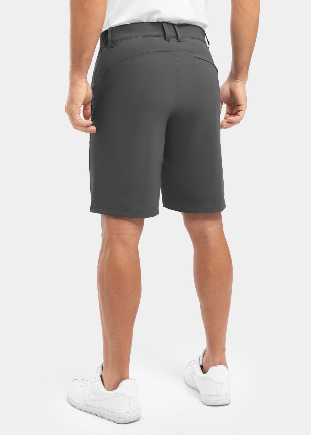 Stretchiga, snabbtorkande, lediga golfshorts för män, fempunktsshorts