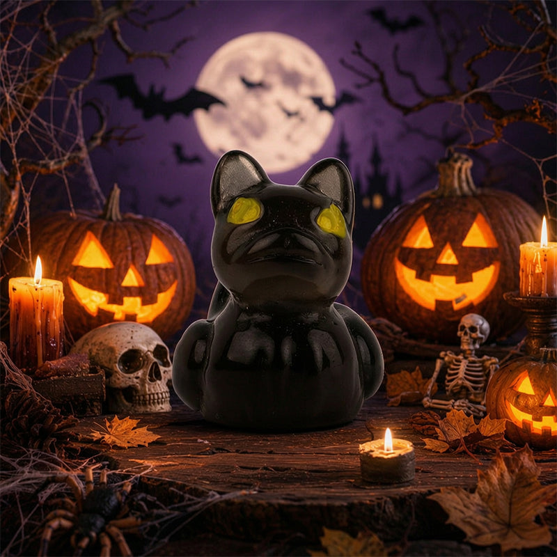 🎃🐤 Mini-ankor i harts till Halloween — 12 spöklika motiv, 1 tum stora små dekorationer