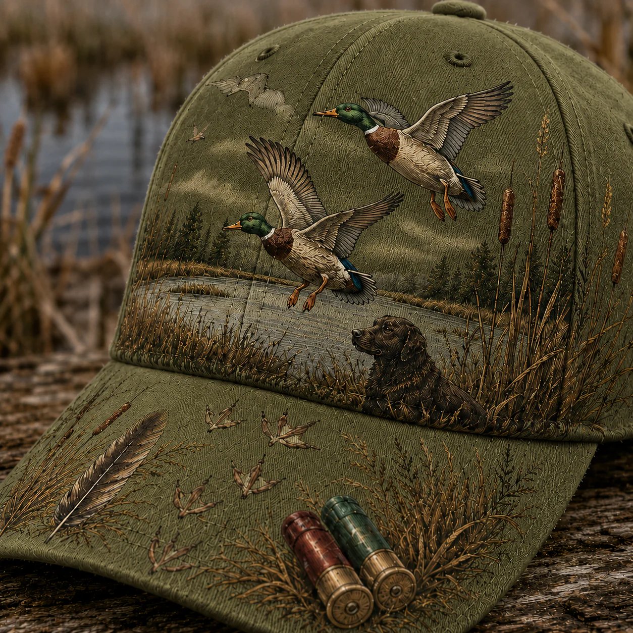 💥SPECIALERBJUDANDE 50 % RABATT –🦆 WILD & READY-MÖSSA FÖR ANKJAKT – 100 % BOMUL