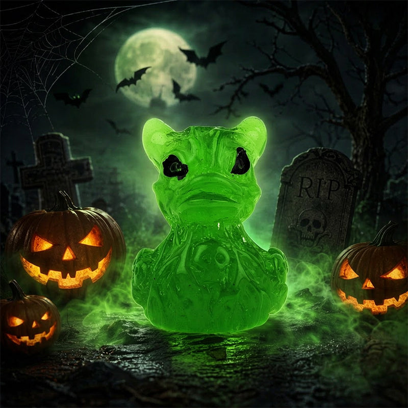 🎃🐤 Mini-ankor i harts till Halloween — 12 spöklika motiv, 1 tum stora små dekorationer