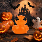 🎃🐤 Mini-ankor i harts till Halloween — 12 spöklika motiv, 1 tum stora små dekorationer