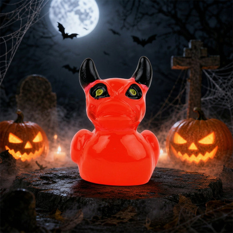 🎃🐤 Mini-ankor i harts till Halloween — 12 spöklika motiv, 1 tum stora små dekorationer