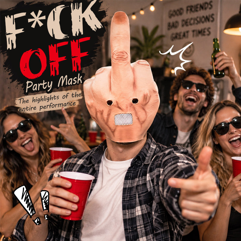 🖕 Den gigantiska långfingersmasken som stjäl showen