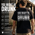 T-shirt för män med roligt cita