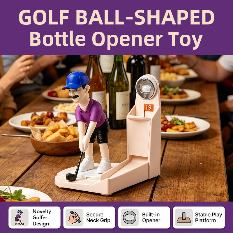 ⛳🍻 Leksaksflasköppnare i form av en golfbol