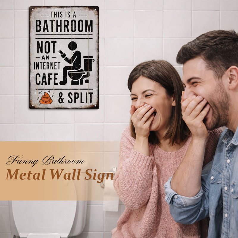 🚽 Detta är ett badrum, inte ett internetcafé.