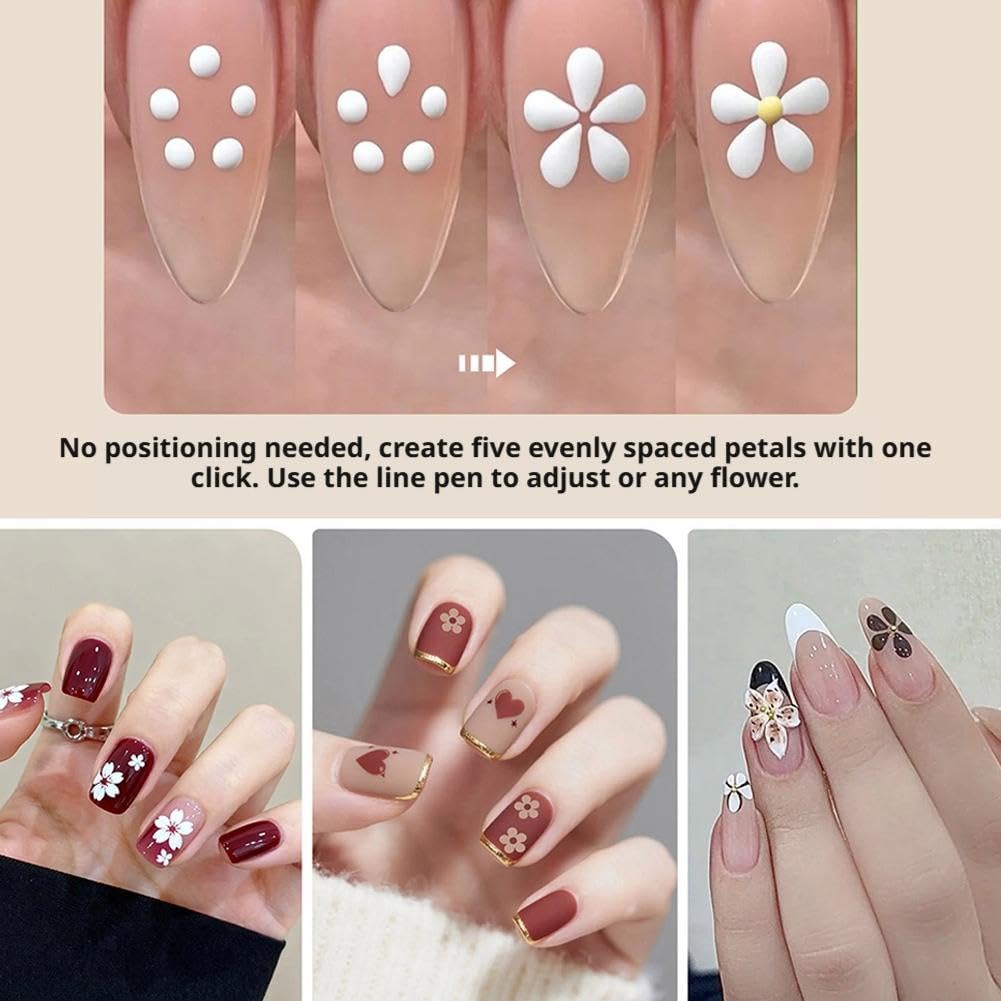 Fembladig blomma – nagellackspenna