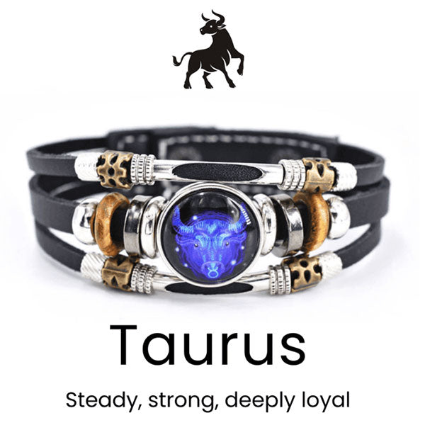 🌌 Armband med astrologiskt tecken som lyser upp i mörkret