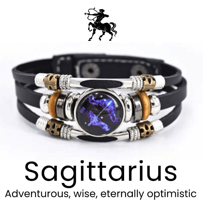 🌌 Armband med astrologiskt tecken som lyser upp i mörkret