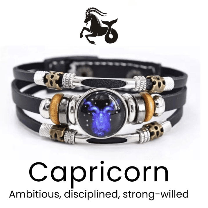 🌌 Armband med astrologiskt tecken som lyser upp i mörkret