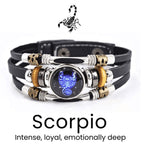 🌌 Armband med astrologiskt tecken som lyser upp i mörkret