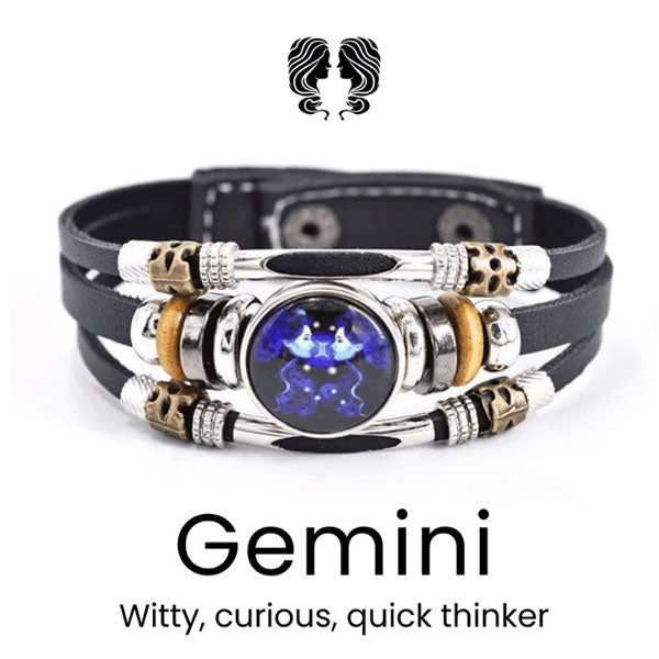 🌌 Armband med astrologiskt tecken som lyser upp i mörkret