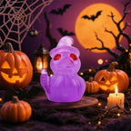 🎃🐤 Mini-ankor i harts till Halloween — 12 spöklika motiv, 1 tum stora små dekorationer