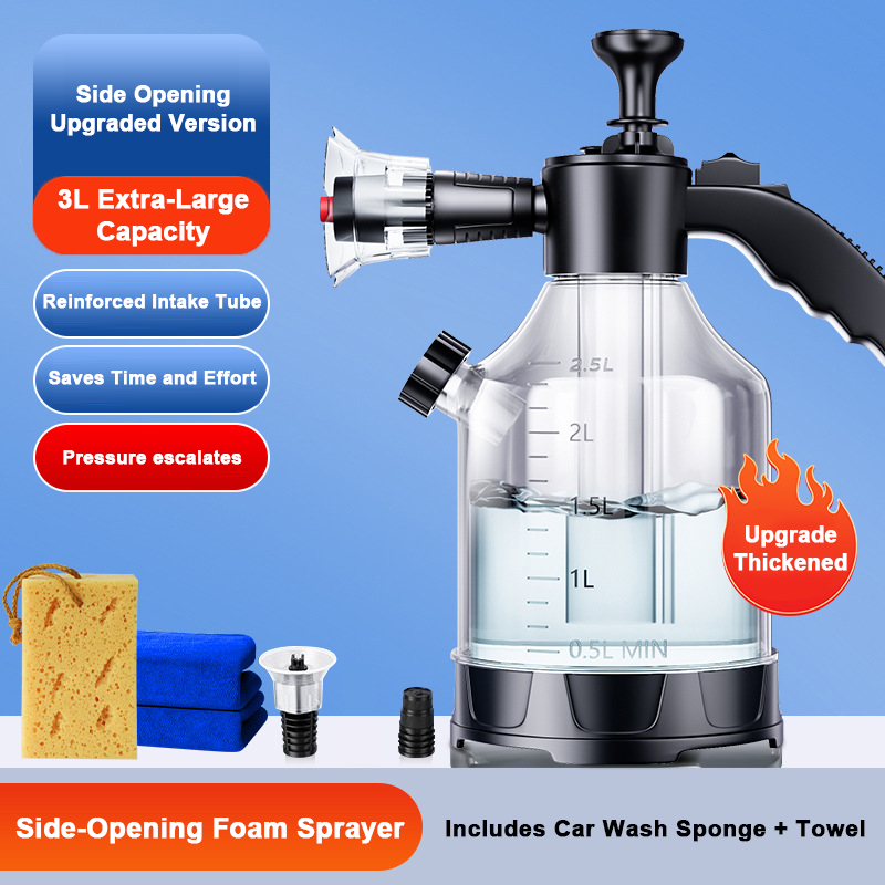 🎁 50 % RABATT! Högskummande biltvättspray – tjockt skum, bred 60° sprutvinkel och dubbla munstycken för enkel rengöring 🧼🚗