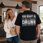 T-shirt för män med roligt cita