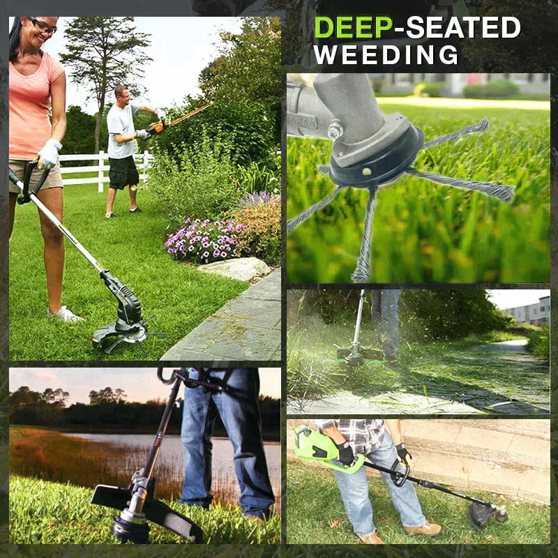 🔥 Utbytbart skärhuvud för gräsklippare/trimmer – skärhuvud i stål för gräsklippning 🌿✂️⚙️