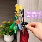 Funktionell & söt – Väggkrok i form av en fjäril med 180° rotation 🦋✨🏡