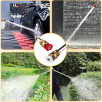 Högtryckstvätt med strålmunstycke för trädgårdsslang