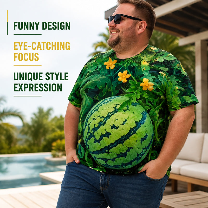 🍉 Set med roliga T-shirts med vattenmelonmotiv