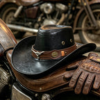🤠 Cowboyhatt i westernstil med knastrande yta