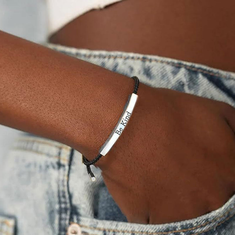 Flätat Armband I Rostfritt Stål