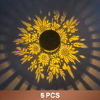 🌞✨ Solcellsdriven mandala-projektorlampa
