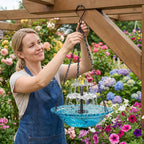 Solar Cascade hängande fågelbadfontän