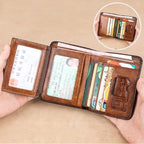 💼 LIMITED TIME 40% OFF! 🛡️ Genuine Leather RFID Blocking Wallet – Waterproof, Slim, Large Capacity 🔐