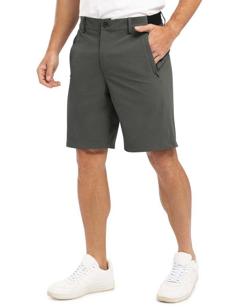 Stretchiga, snabbtorkande, lediga golfshorts för män, fempunktsshorts