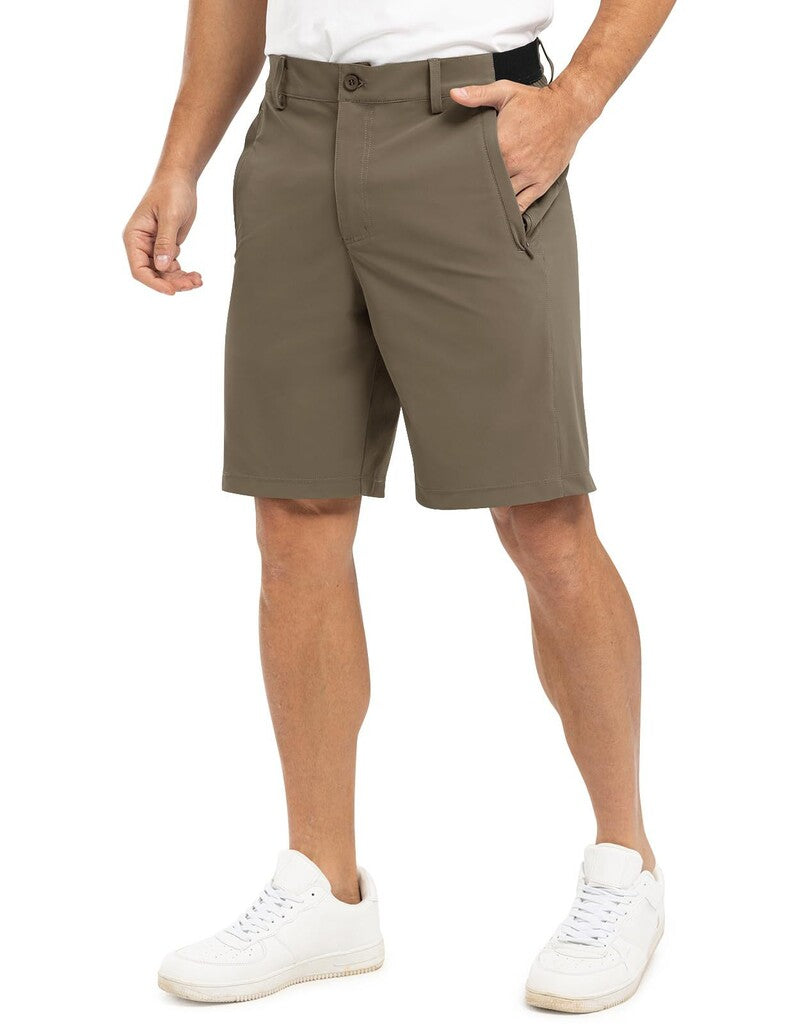 Stretchiga, snabbtorkande, lediga golfshorts för män, fempunktsshorts