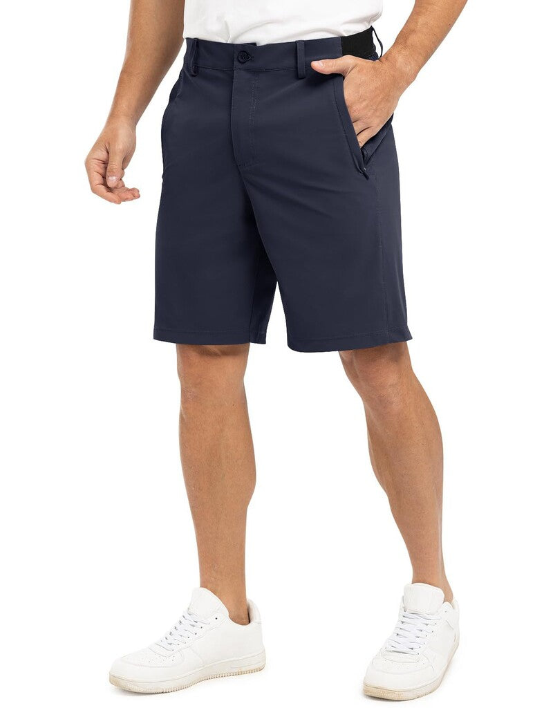 Stretchiga, snabbtorkande, lediga golfshorts för män, fempunktsshorts