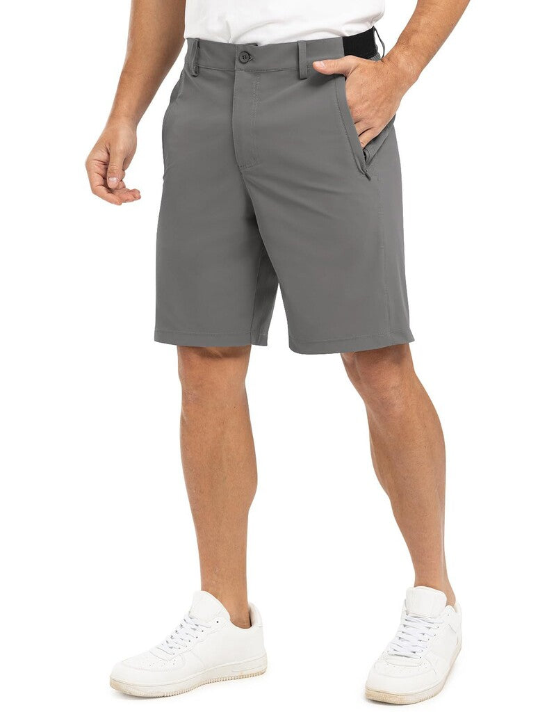 Stretchiga, snabbtorkande, lediga golfshorts för män, fempunktsshorts