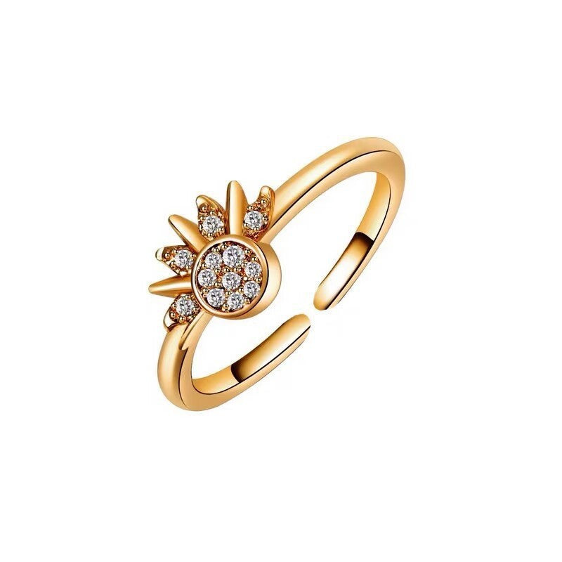"Sol och måne lyser tillsammans" – nya stapelbara ringar med öppet band: ett unikt ringset med diamanter