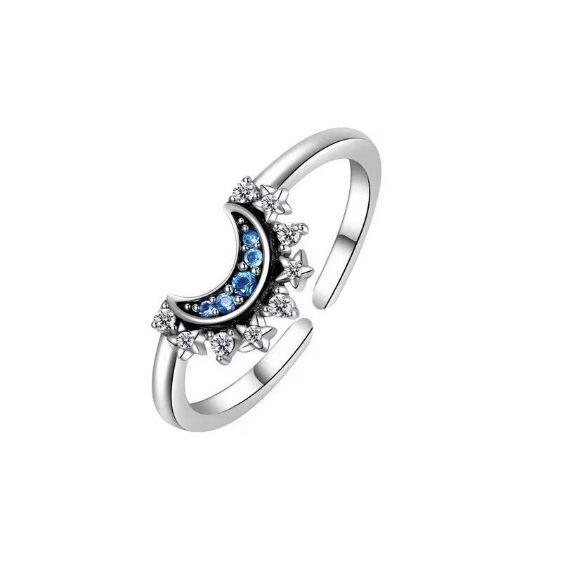 "Sol och måne lyser tillsammans" – nya stapelbara ringar med öppet band: ett unikt ringset med diamanter