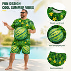 🍉 Set med roliga T-shirts med vattenmelonmotiv
