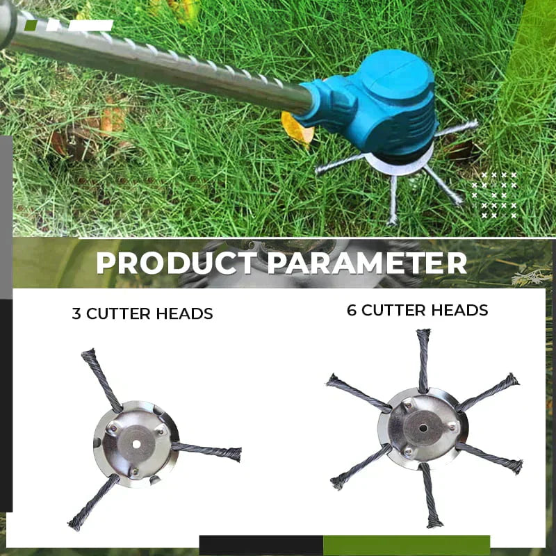 🔥 Utbytbart skärhuvud för gräsklippare/trimmer – skärhuvud i stål för gräsklippning 🌿✂️⚙️