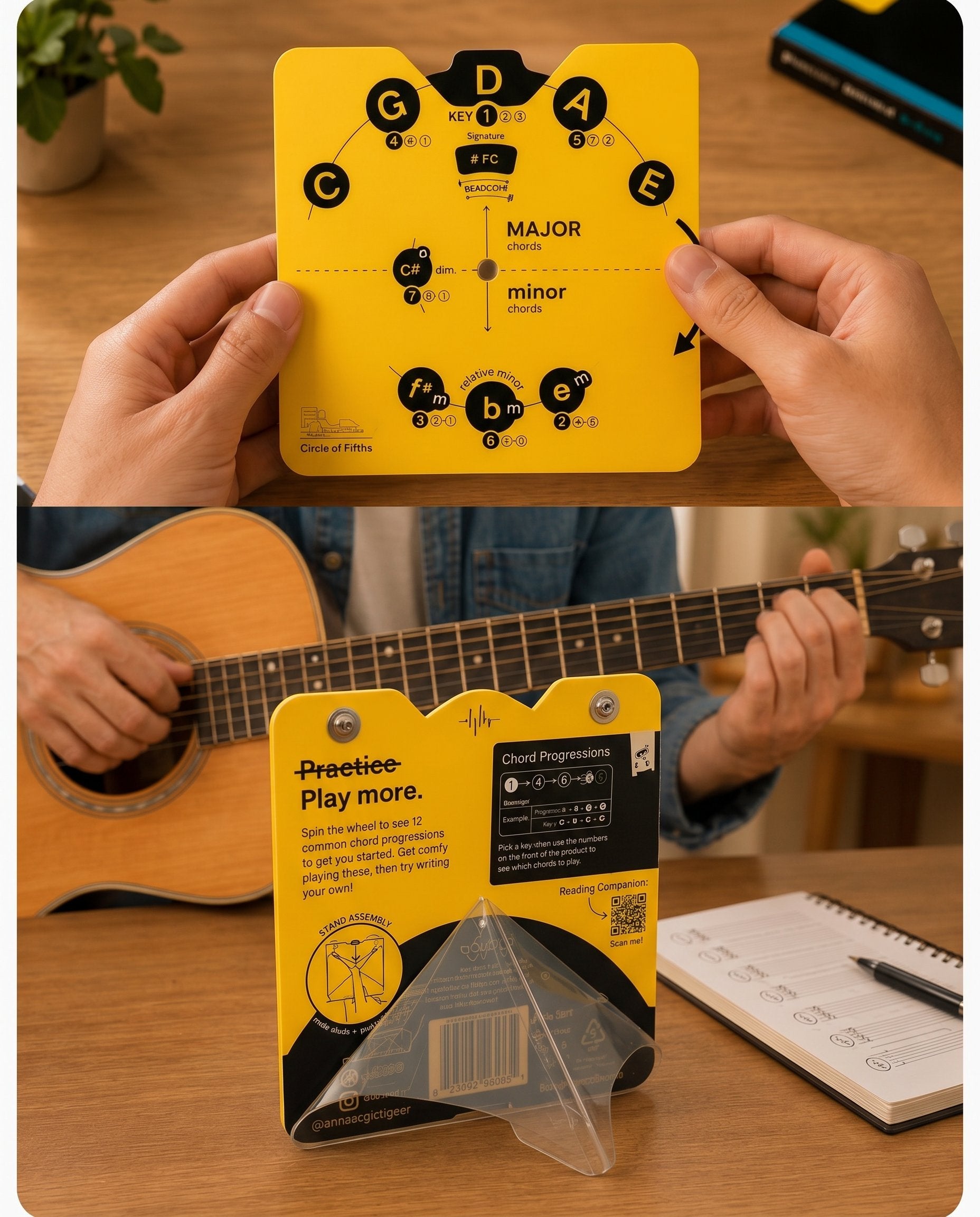 Den genväg inom musikteori som musiker upptäcker just nu — ett visuellt kvintcirkelhjul som äntligen gör tonarter, ackord och låtskrivande enkelt