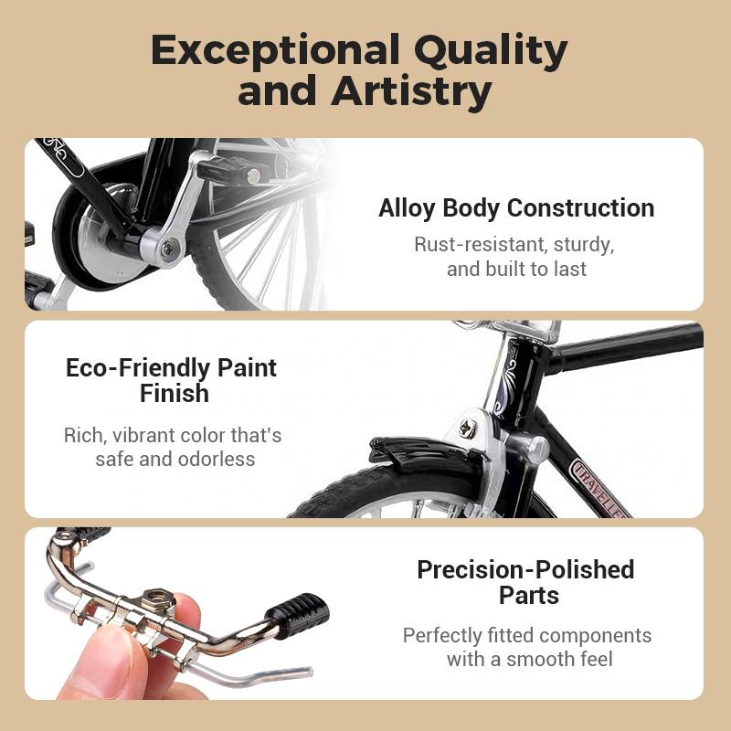 🚲 LIMITED-TIME 50% OFF! ✨ DIY Retro Bicycle Model 1:10 Scale – Metal Alloy, Realistic Detailing, Desk Decor & Gift 🎁