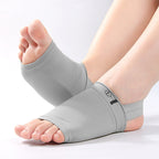 Kompressionsstrumpa med fotvalvsstöd för daglig dämpning och komfort