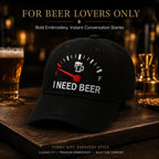🔥SISTA DAGEN 50 % RABATT – 🍺 Baseballkeps med broderiet ”I NEED BEER” – Unisex-minneskeps