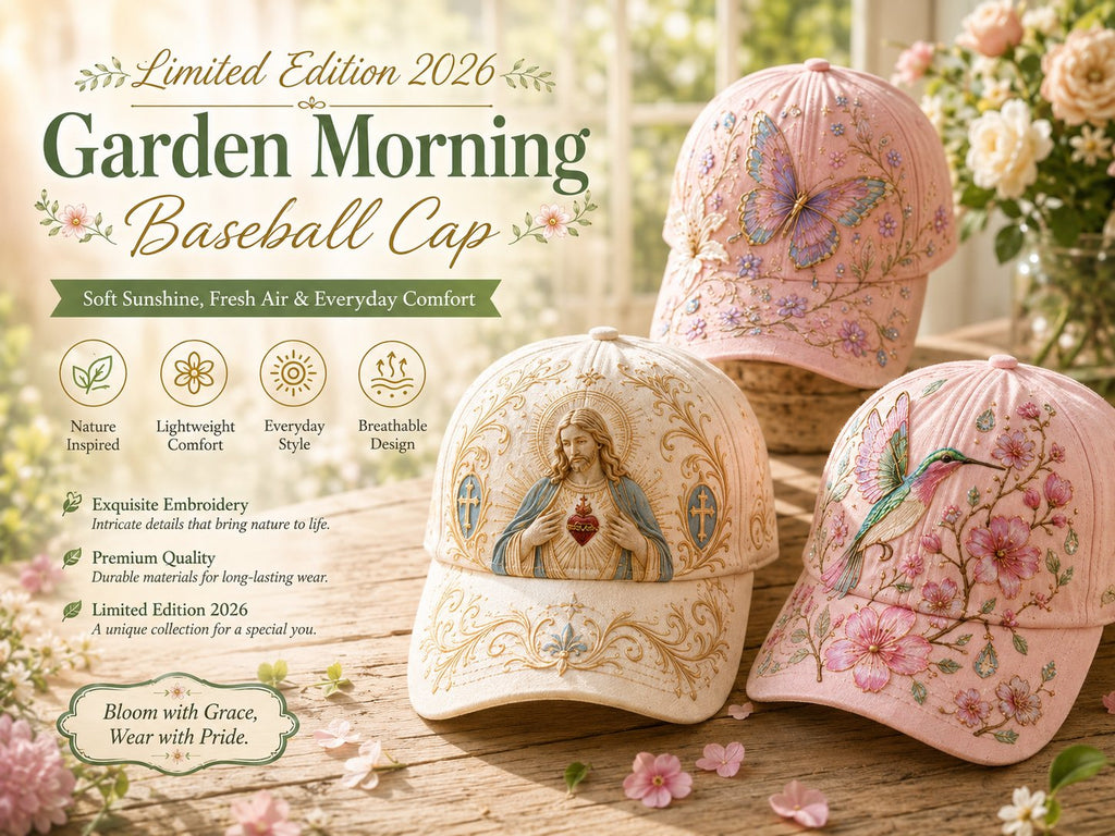 🔥Sista dagen – 50% rabatt 🌸🌿 “Trädgårdsmorgon”-hatt med 3D-utskrift