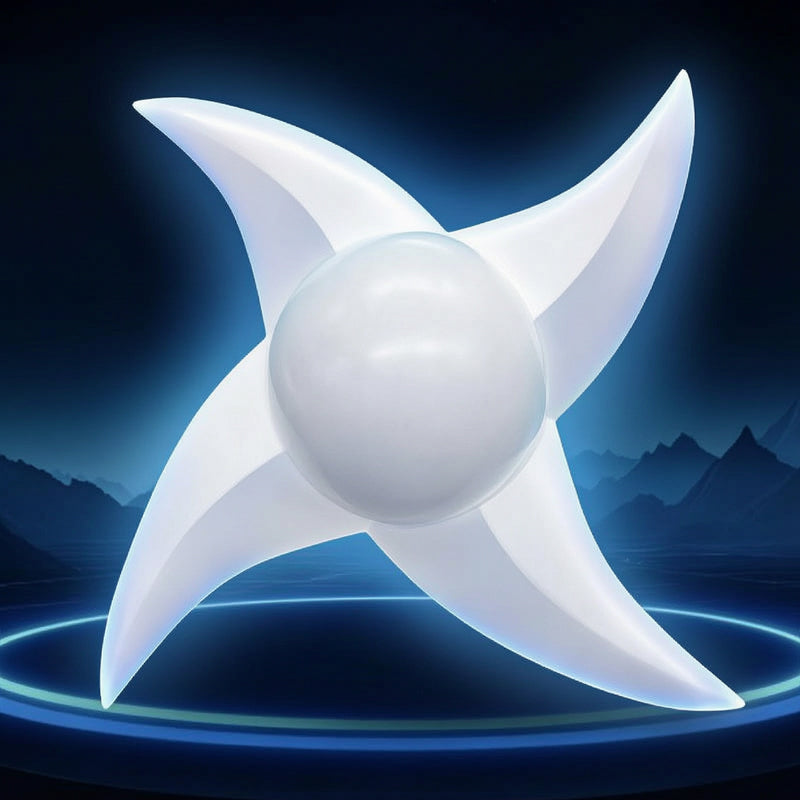 Rasengan – Vindvirvel, ljusblad, snurrande, lysande cosplay- och animevapenfigur – lasersvärd för bar